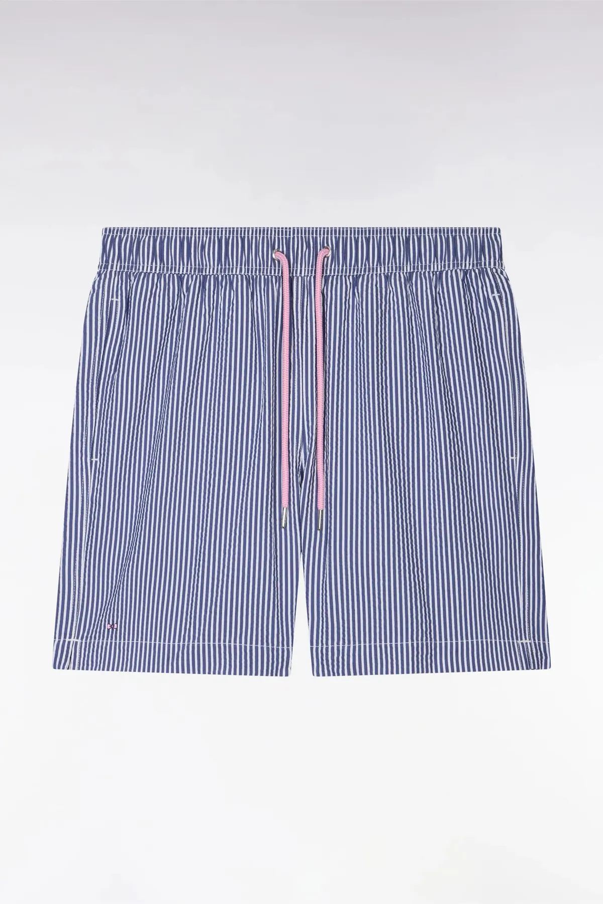 Maillot de bain en coton mélangé marine