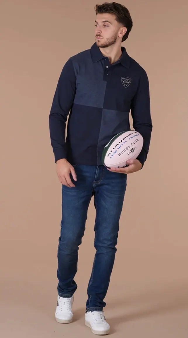 Polo marine color-block Ruckfield Le Club