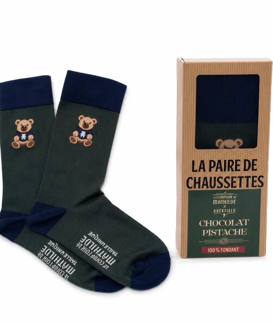 Chaussettes "ourson" Ruckfield X Le Comptoir de Mathilde