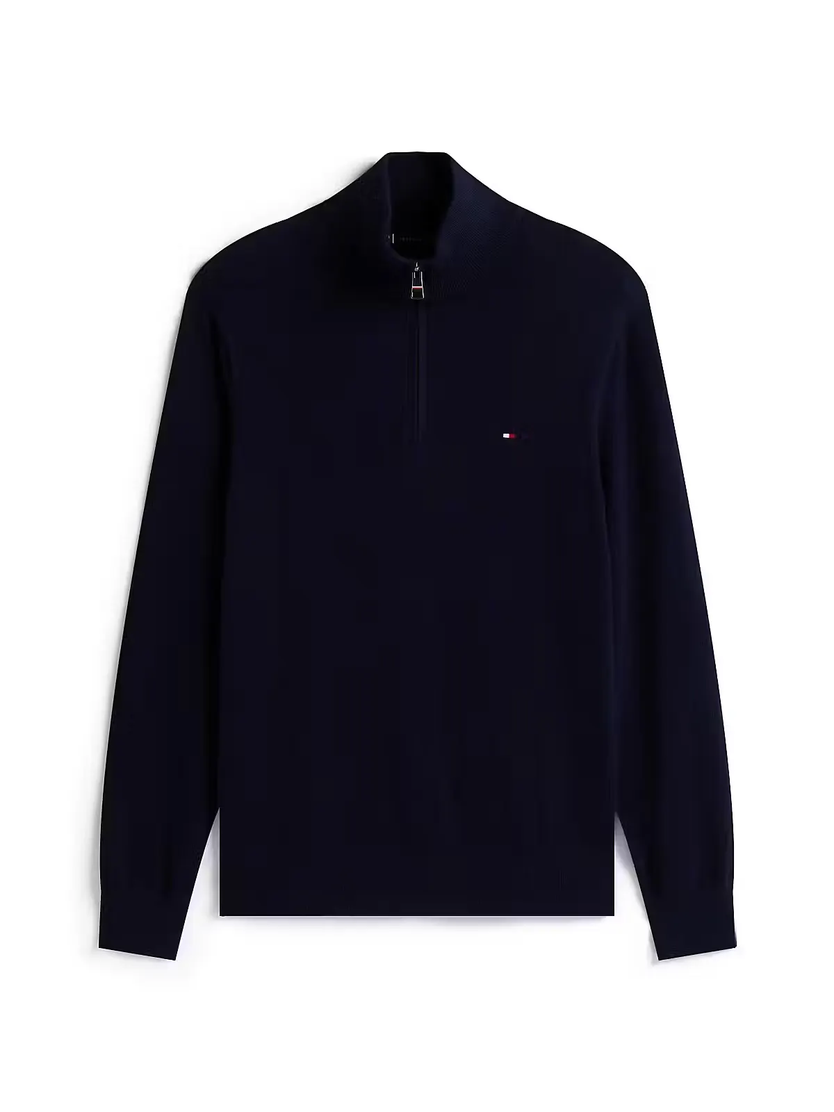 PIMA ORG CTN CASHEMERE ZIP MOCK