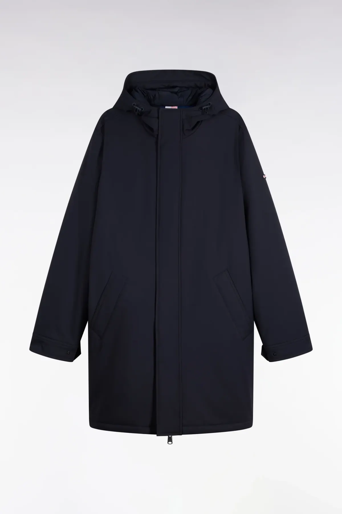 Parka longue marine
